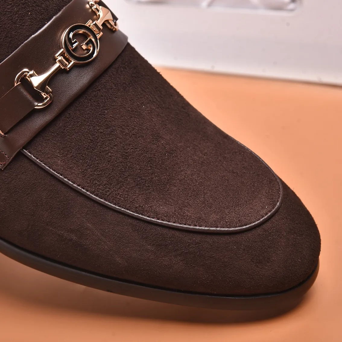 Men's shoes💰540📛📛Original (water-dyed cowhide) Gucci GUCCI official website formal shoes🌀 Italian🇮🇹imported cowhide➕top imported water-dyed cowhide lining💋Finely handmade original bottom, the real thing looks better when photographed in person Standard size 38-44